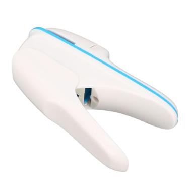 Imagem de SUNGOOYUE Grampeador Portátil Sem Grampos, Pasta de Papel Segura para Casa, Escola e Escritório, ABS Branco, Capacidade de Papel A4 de 8 Folhas