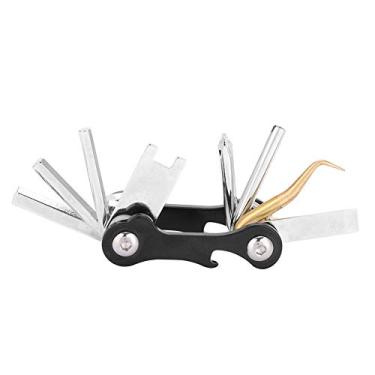 Imagem de Fayelume Mini ferramenta multiferramenta de mergulho, aço inoxidável 420, 8 em 1, conjunto de mini chaves Allen dobráveis, acessórios de mergulho para conserto de equipamentos de mergulhador