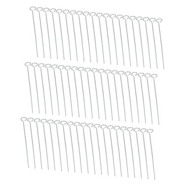 Imagem de IEUDNS 60 estacas para luzes de Natal C7 C9, pregos e pinos de metal para decoração de jardim e quintal, suportes para lâmpadas de Natal para iluminação de