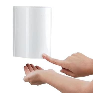 Imagem de Dispenser Mini 500ml Nobre para Sabonete Líquido e Álcool Gel Branco - Com Reservatório Recarregável