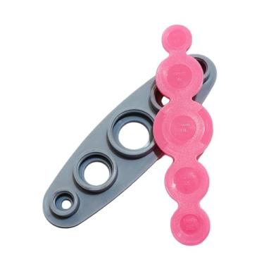 Imagem de oshhni Máquina de fazer botões, botões revestidos de tecido, conjunto multifuncional profissional para costura DIY, artesanato com botões para fabricantes de, Rosa