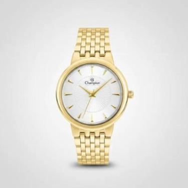 Imagem de Relogio dourado Champion feminino CN20515H-Feminino