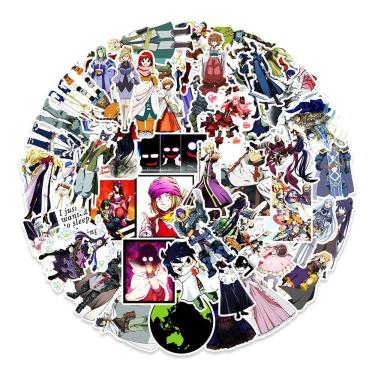Imagem de Adesivos de vinil impermeável Logs Horizons, anime, 50 unidades