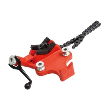 Imagem de Whtkoph Torno de com corrente, capacidade de fixação de tubos de 1/4" a 6", ideal para projetos de bricolagem, 8 Inch