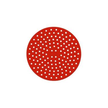 Imagem de Protetor de Silicone para Air Fryer, 19cm, Redondo, Resistente até 230ºC, Reutilizável, Antiaderente