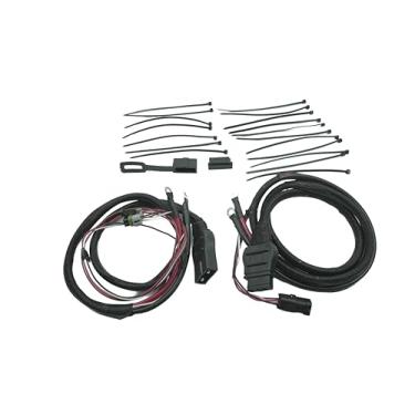 Imagem de Conjunto de cabos de bateria de 4 pinos adequado para Western SnowEx Fisher Blizzard caminhão de limpeza de neve e arado de cabos de alimentação lateral, pacote com 2 peças de substituição para 42014