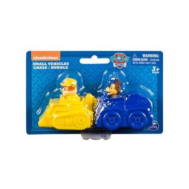Imagem de Patrulha Canina - 2 Mini Carrinhos Rubble E Chase