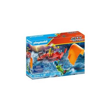 Imagem de Playmobil - Lancha De Resgate Kitesurfer - City Action - 70144