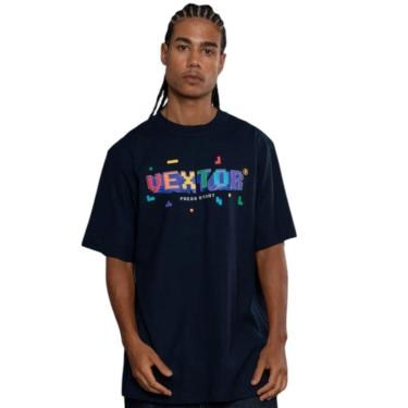 Imagem de Camiseta Oversize Vextor Tetris Manga Curta Masculina-Masculino