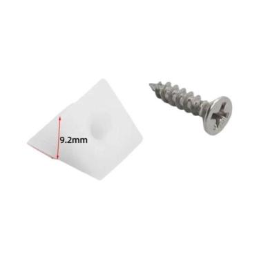 Imagem de Suportes De Plástico Para Gavetas Com Parafusos 20 40 60 80pcs Suporte