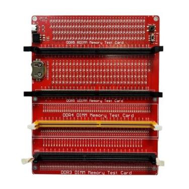 Imagem de Ferramenta de diagnóstico de memória de duas potências que detecta problemas de contato com RAMs DDR3 DDR4 DDR5 via LED