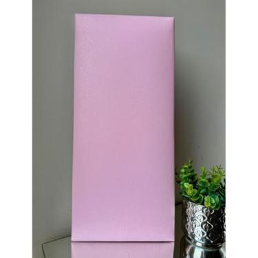 Imagem de Cabeceira Courino Modular Estofada para Cama Box 45cmX20CM - VÁRIOS KITS(COURINO ROSA CLARO,8)