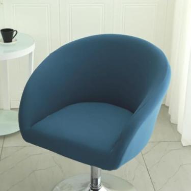 Imagem de Capas de banco de bar antiderrapantes, capa de cadeira com detalhe arredondado, protetor decorativo de poliéster macio, fundo elástico, para bancada, cozinha, sala de jantar, tipo 10, tamanho regular