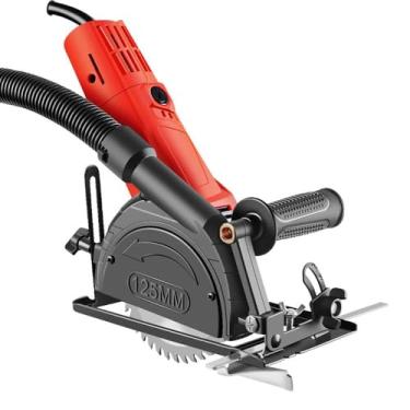 Imagem de Suporte para Esmerilhadeira Angular Base de Ranhuramento Máquina Corte Capa Ajustável Ferramenta Mesa Marcenaria com Pro