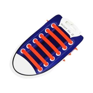 Imagem de 12 Peças De Cadarços De Silicone Sem Amarração, Cadarços Elásticos Par