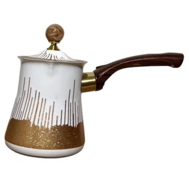 Imagem de Generic Cafeteira portátil profissional para cozinha de restaurante, fácil de limpar, com alça e acessórios. Ideal para derreter chocolate, 550 Ml