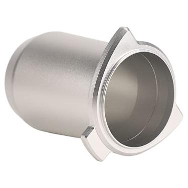 Imagem de Estink Copo de Dosagem 54mm, Liga de Alumínio para Porção de Pó de Café Anti-Estático Leve para Máquina de Café Espresso Moedor de Café Uso Doméstico Barista (SILVER)