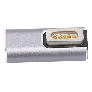 Imagem de Generic Carregamento Rápido Tipo C para Adaptador Magnético Sucção Magnética USB C para Adaptador Magnético para Laptop OS X, Liga de Alumínio de Alta Segurança, Plug and Play [casa, escritório]