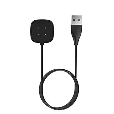 Imagem de ZEZEFUFU Carregador magnético sem fio para relógio inteligente carregador USB para Fitbit
