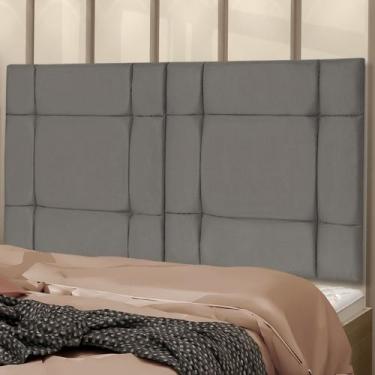 Imagem de CABECEIRA CAMA CASAL BOX 140cm Estofada ELLEGANCY - AmadeuS MarkeT, Ci