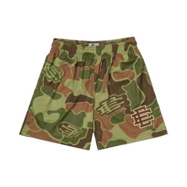 Imagem de Bermuda Casual De Verão Para Homens Em Malha Respirável Eric Emanuel P