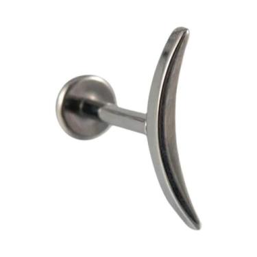 Imagem de Brinco De Cartilagem Em Titânio Cor Dourada Com Zircônia Cúbica Em For