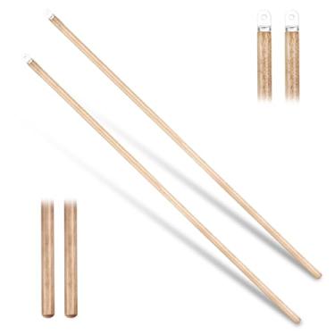 Imagem de Bokon 2 peças de substituição com gancho e alça para abridor de janela (madeira, 43 cm)