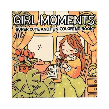 Imagem de Livro De Colorir Para Meninas, Alívio Do Estresse, Presente Educaciona