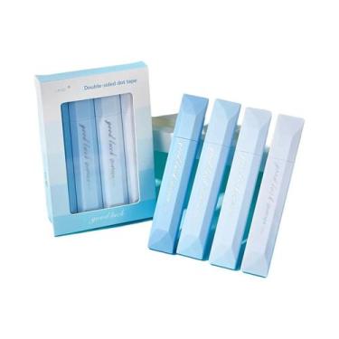 Imagem de Fita Adesiva Dupla Face Impermeável 4 Peças Material PP Para Artesanat