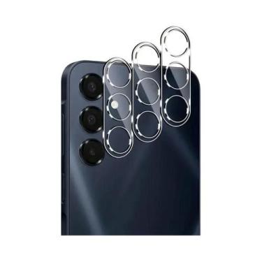Imagem de Protetor De Lente 3D Transparente Para Câmera Samsung Galaxy A16 A55 A