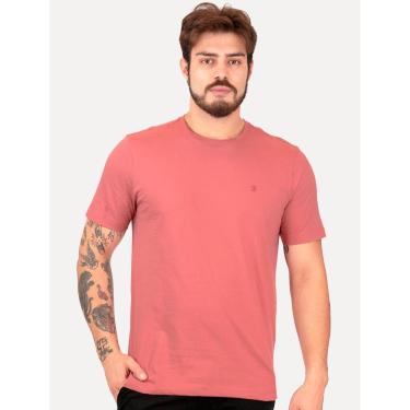 Imagem de Camiseta Individual Masculina Comfort Logo Rosa Médio-Masculino