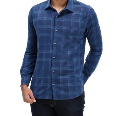 Imagem de Camisa masculina ML xadrez Ogochi-Masculino