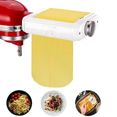 Imagem de Anexo de Rolo Massa Aço Inoxidável para Liquidificador Fatiador e Ralador Alimentos Acessório Multifuncional Acessórios com Pincel Limpeza