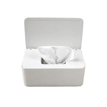 Imagem de Caixa de Armazenamento para Máscara Descártavel - Tampa Flip -proof com Case Portátil Toalha Úmida Casa Trabalho