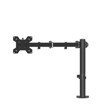 Imagem de BEGWVDJTP Suporte de monitor para mesa de mesa braço telescópico universal giratório base de tela telescópica suporte aumentado