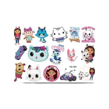 Imagem de Brindes De Festa Gabby Dollhouse Para Meninas, Pulseiras Adesivas, Cha