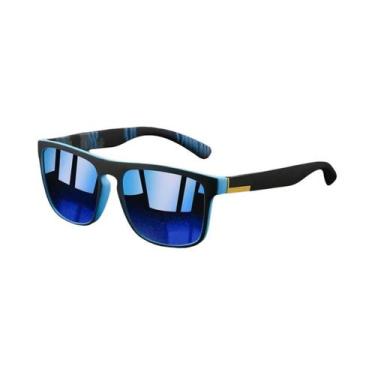 Imagem de Óculos De Sol Vintage Unissex Quadrados UV400 Anti-reflexo Para Pesca 