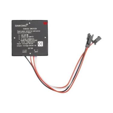 Imagem de Espelho De Banheiro Com Sensor De Toque LED, Dimerização Indutiva Sem 