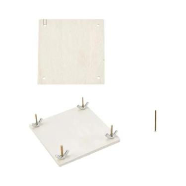 Imagem de Kit De Prensa De Flores De Madeira 4x4 Polegadas Para Preservação De F