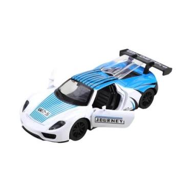 Imagem de Brinquedo De Carro De Corrida Infantil 136 Em Liga 918 Com Pista De Re
