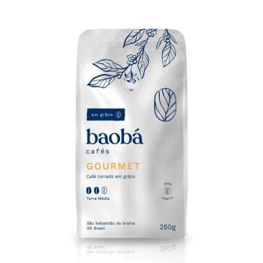 Imagem de Café Baobá Gourmet em grãos 250 g - Baobá Cafés Especiais