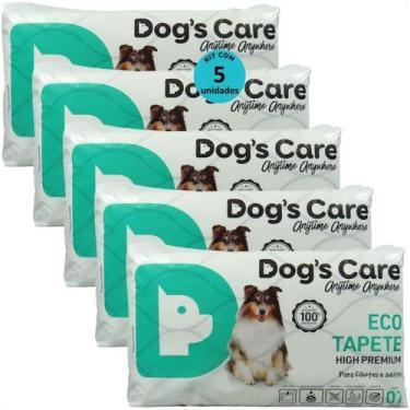 Imagem de Tapete higiênico dogs care eco high premium 7 un 82x60 cm kit com 5 - 
