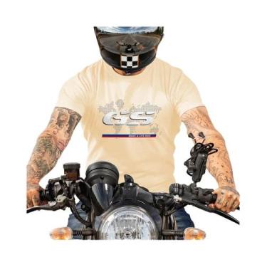 Imagem de Camisa De Algodão Unissex Oversized De Secagem Rápida Estilo Moto GS E