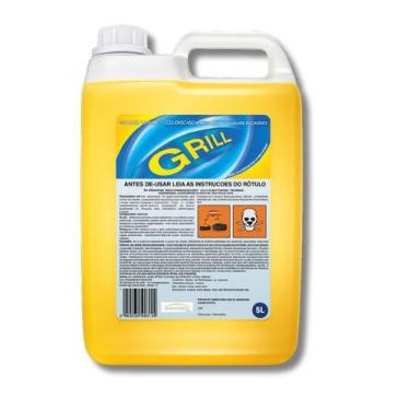 Imagem de Detergente Alcalino Grill 5L Remove Gordura Queimada