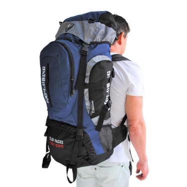 Imagem de MOCHILA RESISTENTE 70L VIAGEM CAMPING TRILHA PESCA IMPERMEÁVEL-Masculino