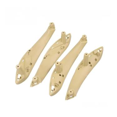 Imagem de Compatível com BMW 3' F30 F80 F31 F34 4' F32 F82 F33 F83 F36 4pcs Portas Internas Maçaneta Puxar Guarnição Capa 51417279311(F30 Beige)