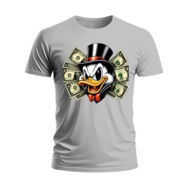 Imagem de T-Shirt Camiseta Masculina Dollar Tio Patinhas frente verso estampada 