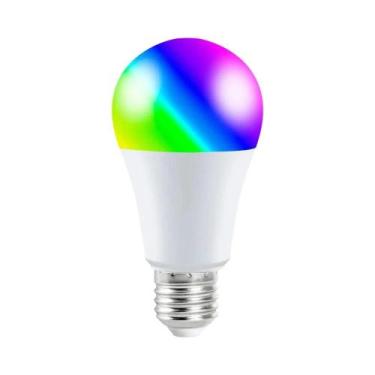 Imagem de Lâmpada LED Inteligente RGB 25W E27/E26 220V Com Controle Remoto IR Co