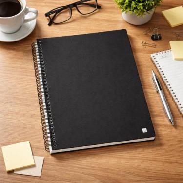 Imagem de Caderno Universitário Kbum Preto 10 Matérias  140 folhas - ANIMATIVA