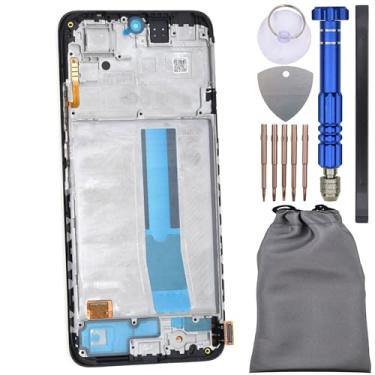 Imagem de Digitalizador de tela sensível ao toque com moldura para Xiaomi Redmi Note 11 Preto 6.43